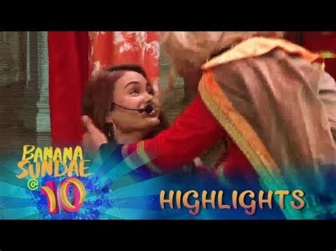 Banana Sundae: Jobert tries to kiss Ivana .